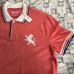 Orange Men Express Polo Shirt